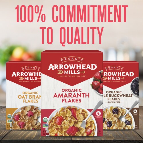Arrowhead™ Mills Amaranth Flakes Organic Cereal Perspective: top