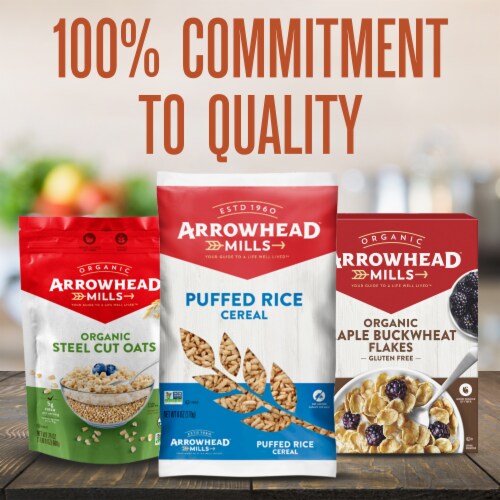 Arrowhead Mills™ Puffed Millet Bag Cereal Perspective: top