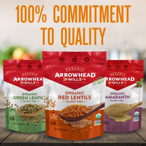 Arrowhead Mills Organic Pearled Barley Perspective: top