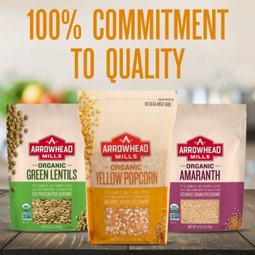 Arrowhead Mills™ Whole Grain Organic Popcorn Perspective: top