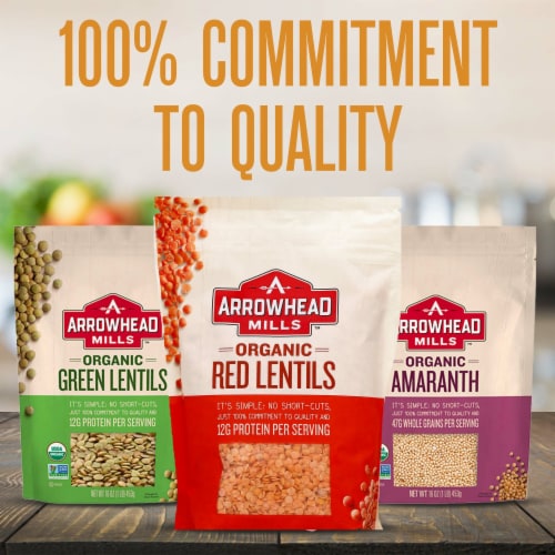 Arrowhead Mills Organic Yellow Cornmeal Perspective: top