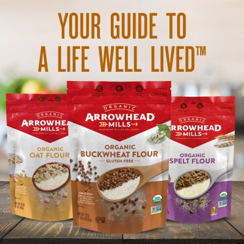 Arrowhead™ Mills Organic Oat Flour Perspective: top