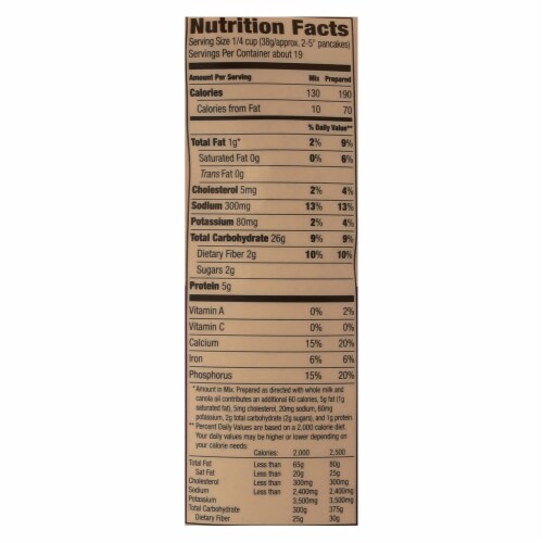 Arrowhead Mills Multigrain Pancake & Waffle Mix Perspective: top