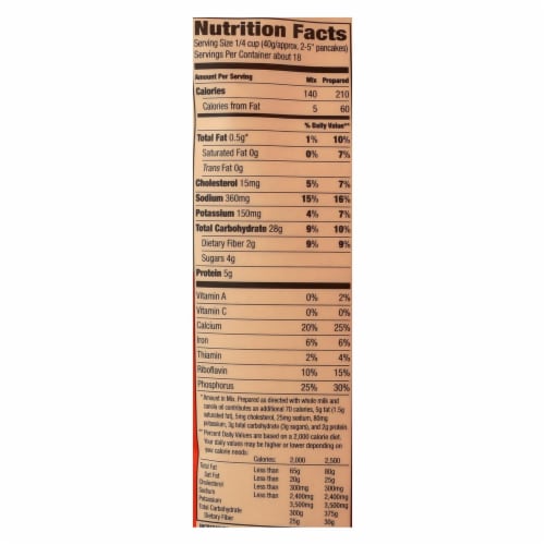 Arrowhead Mills Buttermilk Pancake and Waffle Mix Perspective: top