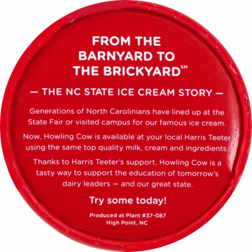 Howling Cow® Cookie Dough Ice Cream Perspective: top