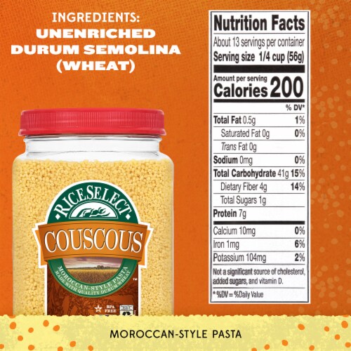 RiceSelect Original Moroccan-Style Couscous Perspective: top