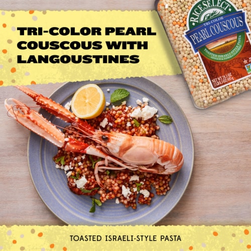 Rice Select Tri-Color Pearl Couscous Perspective: top