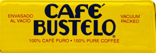 Café Bustelo, Espresso Style Dark Roast Ground Coffee Perspective: top
