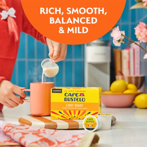 Café Bustelo Light Roast Coffee Perspective: top