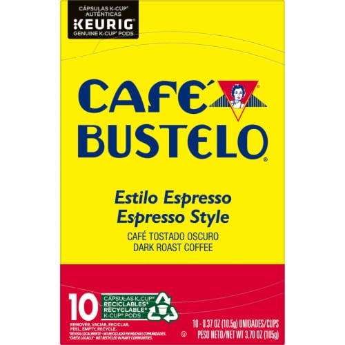 Cafe Bustelo® Espresso Style Coffee K-Cup® Multipack Perspective: top