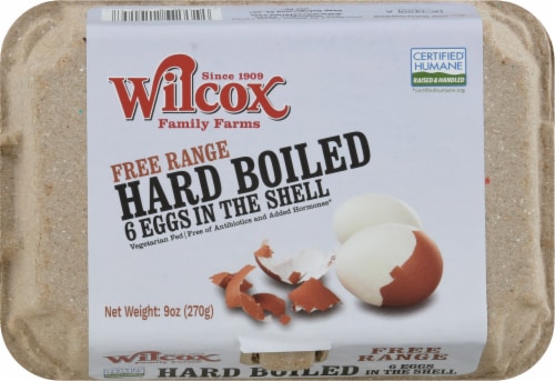Wilcox Free Range Hardboiled Shell Eggs Perspective: top