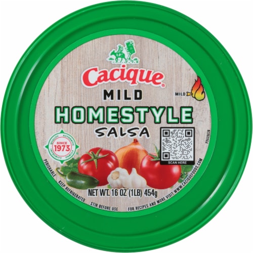 Cacique® Mild Homestyle Salsa Perspective: top