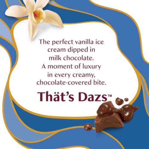 Haagen Dazs® Vanilla Milk Chocolate Ice Cream Bars Perspective: top