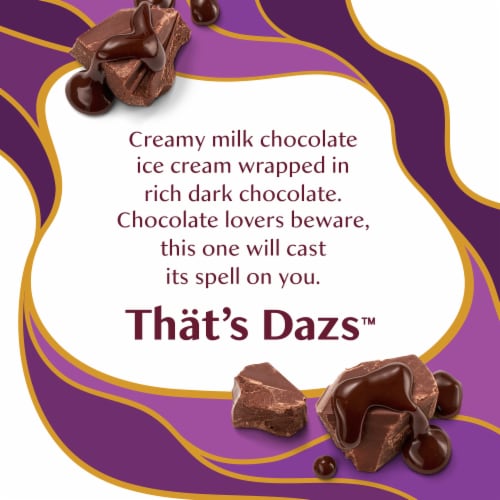 Haagen Dazs® Chocolate Dark Chocolate Ice Cream Bars Perspective: top