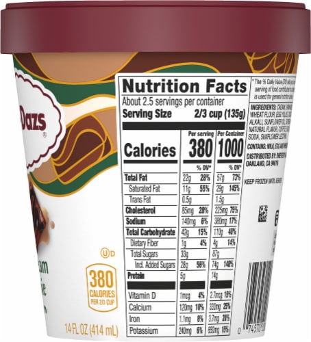 Haagen Dazs® Irish Cream Ice Cream Perspective: top