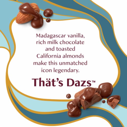 Haagen Dazs® Vanilla Milk Chocolate Almond Ice Cream Bars Perspective: top