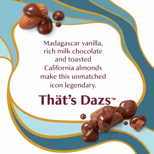 Haagen Dazs® Vanilla Milk Chocolate Almond Ice Cream Bars Perspective: top