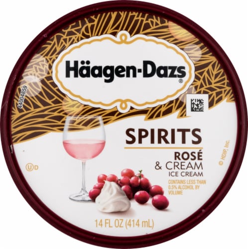 Haagen-Dazs® Spirits Rose & Cream Ice Cream Perspective: top