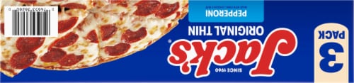 Jack's® Pepperoni Original Crust Frozen Pizza Perspective: top