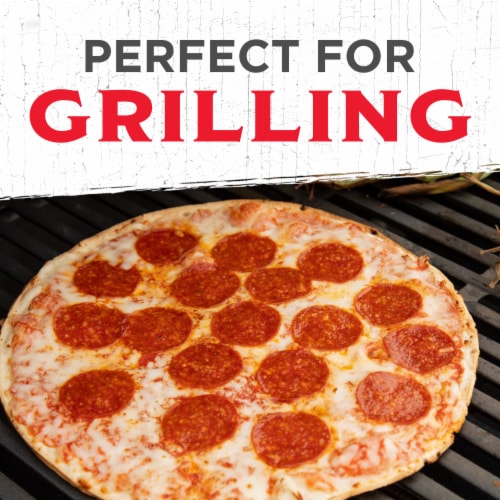 Jack's Pepperoni Thin Crust Frozen Pizza Perspective: top