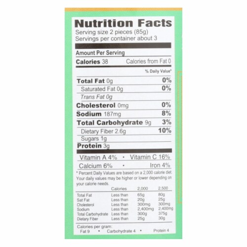 Marin Food Specialties Artichoke Hearts - Case of 12 - 11.5 oz. Perspective: top