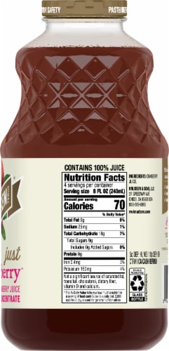 R.W. Knudsen Just Cranberry Perspective: top