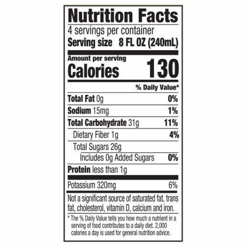 RW Knudsen Organic Pear Juice Perspective: top