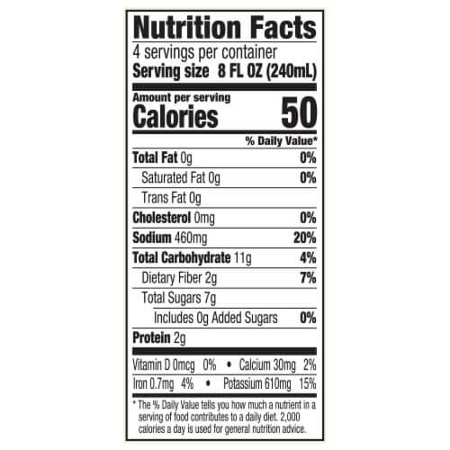 R.W. Knudsen Organic Original Very Veggie Juice Perspective: top