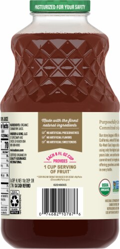 RW Knudsen Organic Just Cranberry Perspective: top