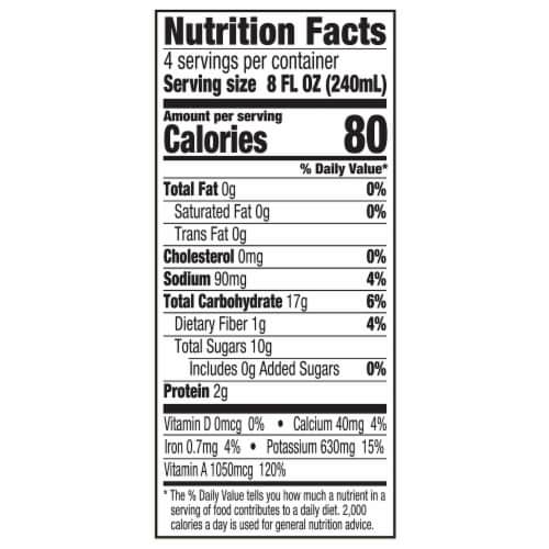 RW Knudsen Organic Carrot Ginger Turmeric Perspective: top