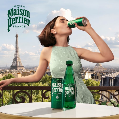 Maison Perrier Ultimate Sparkling Water Cans Perspective: top