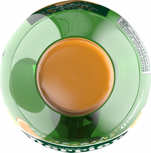 Perrier® L'Orange Flavored Carbonated Mineral Water Perspective: top