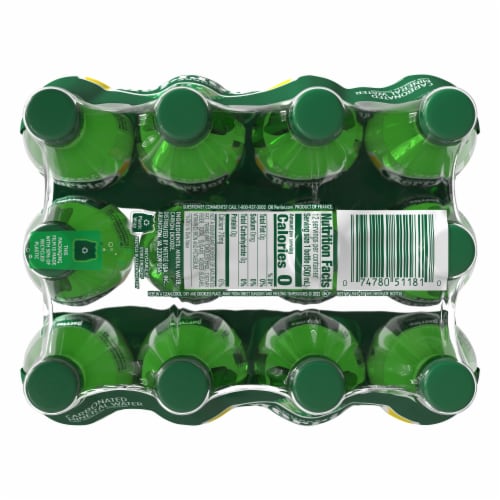 Perrier Sparkling Bottled Water Perspective: top