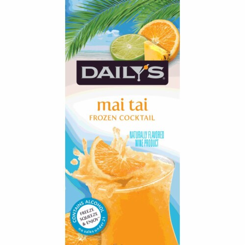 Daily s Mai Tai Frozen Ready to Drink Cocktail Single Pouch 10 fl oz Food 4 Less