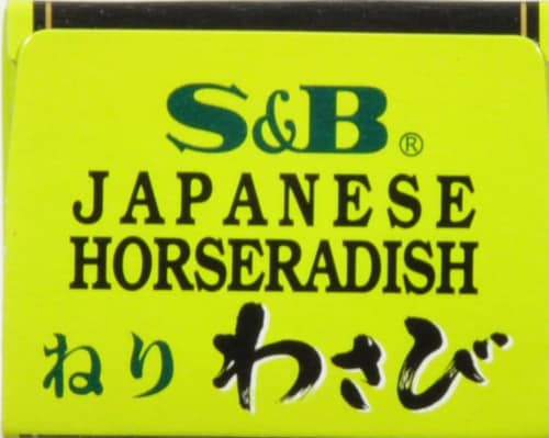 S & B Japanese Horseradish Perspective: top