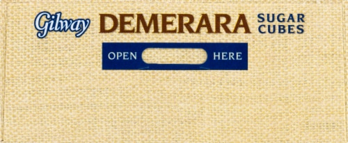 Gilway Demerara Sugar Cubes Perspective: top