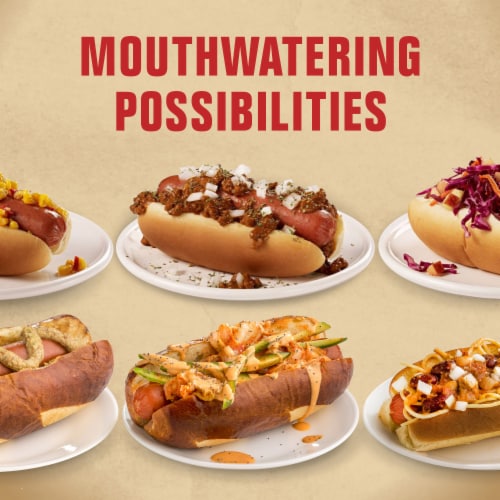 Hebrew National All Natural* Uncured Beef Franks Hot Dogs Perspective: top