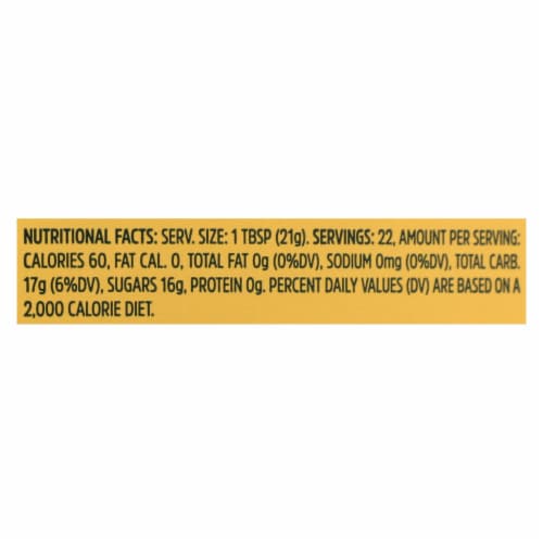 Local Hive 100% Pure Raw & Unfiltered Honey - Case of 6 - 16 oz. Perspective: top