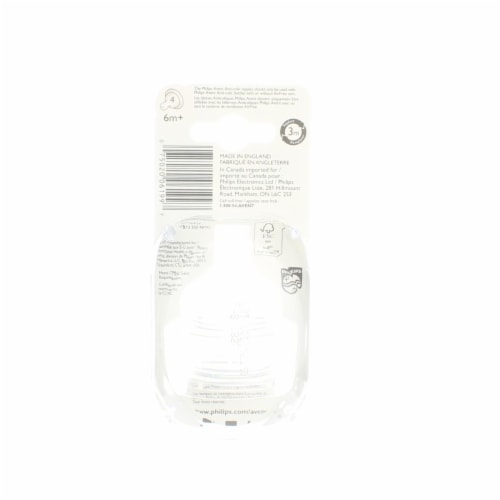 Philips Avent 6-Month Classic Fast Flow Nipples Perspective: top