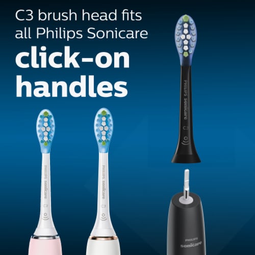 Philips Sonicare Premium Rechargeable Toothbrush Head Perspective: top