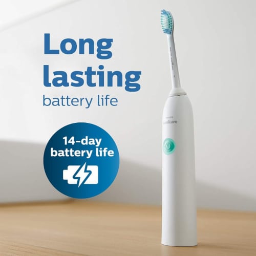 Sonicare HX3411-04 1100 Daily Clean Rechargeable Toothbrush, Mint Perspective: top
