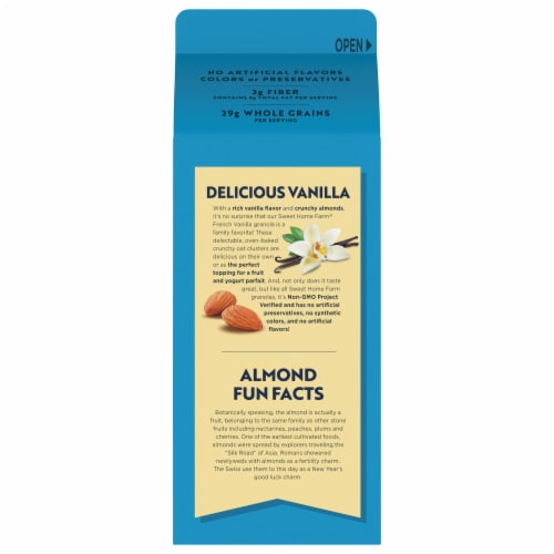Sweet Home Farm French Vanilla Granola with Almonds Perspective: top