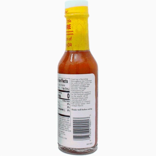 Try Me Yucatan Sunshine Prepared Habanero Pepper Sauce Perspective: top