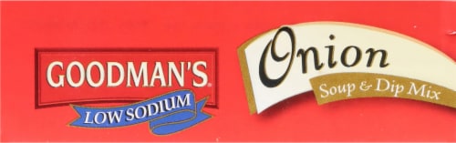 Goodman's® Low Sodium Onion Soup Mix Perspective: top
