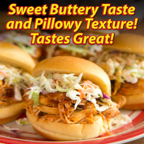 Martin's Sliced Slider Potato Rolls Perspective: top