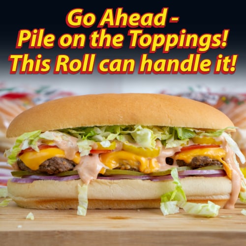 Martin's® Plain Hoagie Rolls Perspective: top
