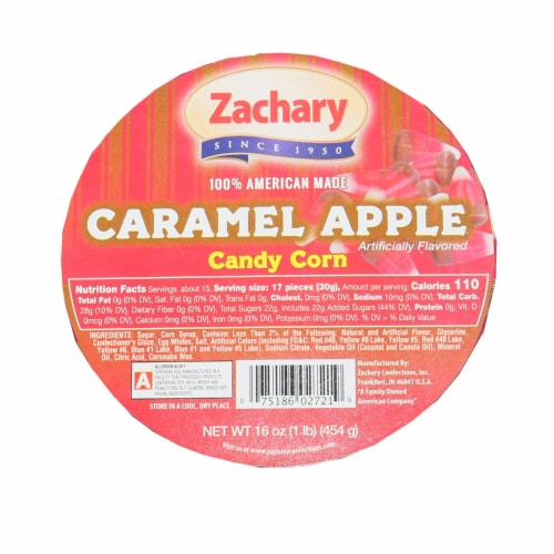 Zachary Caramel Apple Candy Corn Tub Perspective: top