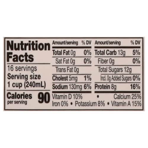Mayfield Fat Free Skim Milk Perspective: top