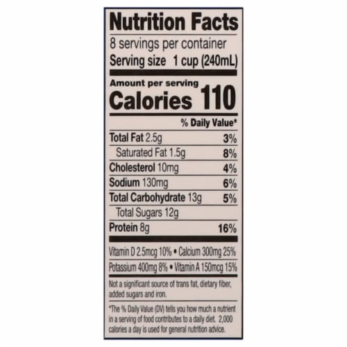 Mayfield 1% Lowfat Milk Perspective: top