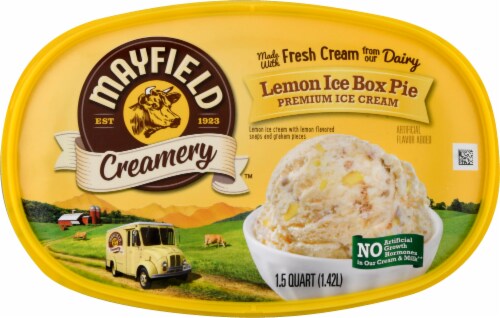 Mayfield Lemon Ice Box Pie Ice Cream, 48 fl oz - Kroger